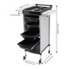 Kathring Salon Trolley Cart, 6 Layer Hair Salon Storage Tool
