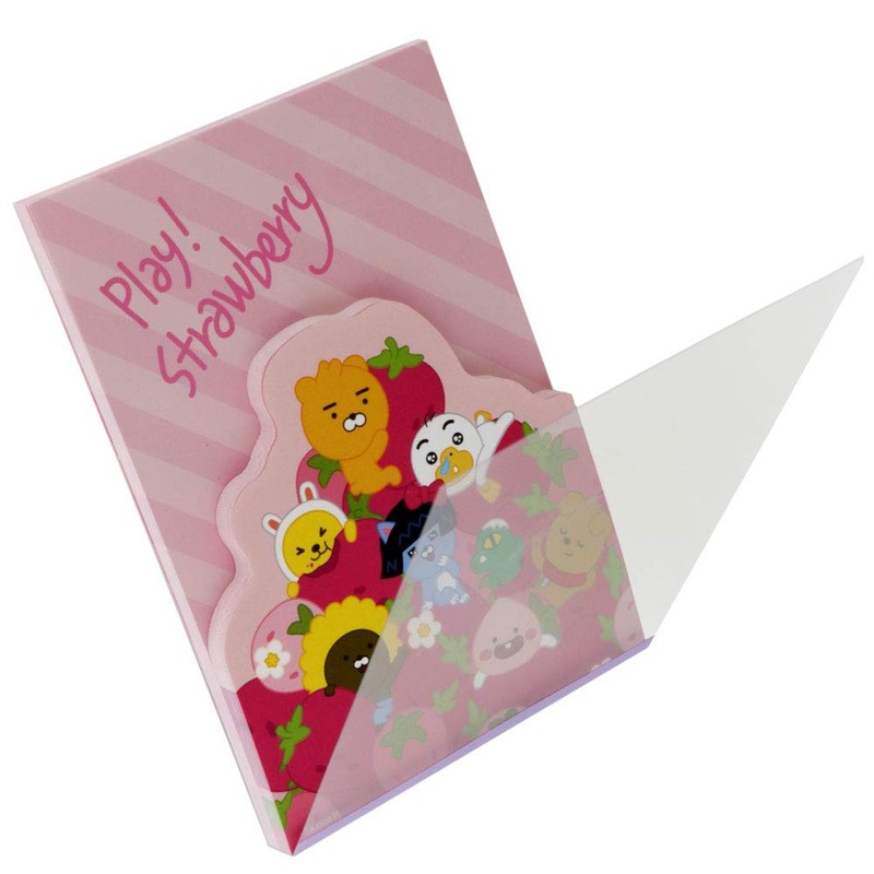Sunstar Stationery Little Friend Die-Cut Memo A6 Strawberry S2828650