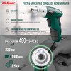 Hi-Spec 3.6V Cordless Electric Screwdriver Set with Interchangeable Bits, Green