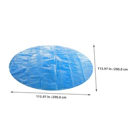NOLITOY 1PC Round Heat Insulation Pool Cover for Inflatable Pools Blue Diameter Durable Thermal Protection for Water Heating