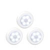 yucanucax 3pack Wireless Motion Sensor LED Cabinet Light Stick-Anywhere Nightlight