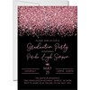 Pink Graduation Party Invitations, Magenta Graduation Party Invitations with Envelopes