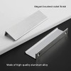 Rergy 10 Pack 5 INCH Cabinet Pulls Brushed Nickel Finger