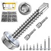 Mywish 410 Stainless Steel Self Tapping Screws for Metal, 385