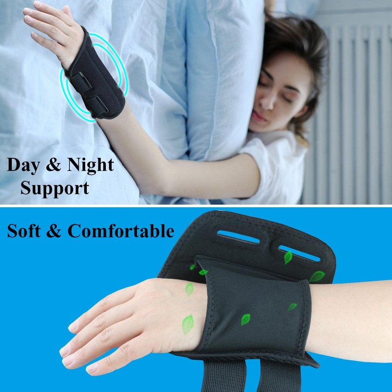 Carpal Tunnel Wrist Brace, Adjustable Wrist Support Brace, Night Wrist