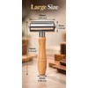 Leather Press Roller with Wooden Handle – Three Widths or