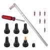 Febrytold Tire Valve Stem Tool Remover & Installation, 6 Pcs
