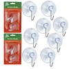 SHATCHI 12Pcs Heavy Duty Suction Hooks – 53mm, Multi-Purpose Reusable