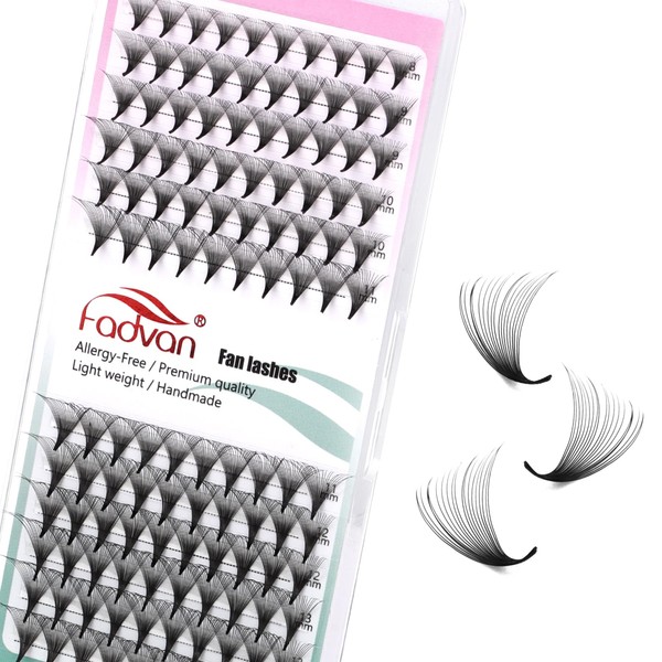 Volume Eyelashes, Pre-Fanned 20D Prefabricated Russian Eyelash Extension Volume Bouquet,