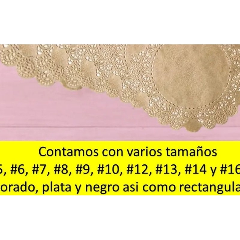 Blondas Papel Cafe Kraft 100pzs 14 35cm Vintage Premium