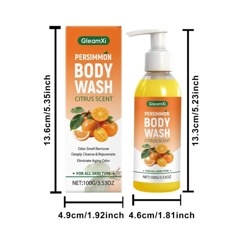 Gel De Ducha De Caqui Para Eliminar El Mal Olor