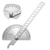 Metal Protractor Miter Angles Finder Machinist Stainless Steel Protractor