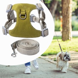 Dog Harness - No Pull Harness Guiding Rope - Oxford Puppy Accessories with Easy Control Handle, No-Choke Vest Pet Supplies for Small Medium Large Breed