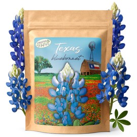 Created By Nature Texas Bluebonnet Seeds, 750+ Wildflower Seeds, Texas State Flower