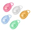 Dummy Case,3 Pack Pacifier Storage Box with Portable Handle Soother
