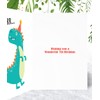 Great Nephew 7th Dinosaur Birthday Card - Medium Sized Card