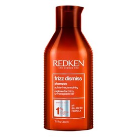 REDKEN- Shampoo Frizz Dismiss de Redken | Shampoo anti-frizz sin sulfatos|Aporta hidratación intensa, protege de la humedad y controla el frizz por un tiempo prolongado | Con Aceite de Babassu| 300ml