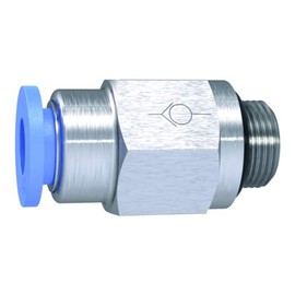 Straight check valve "Blue Series" hose thread, G 1/8 a.