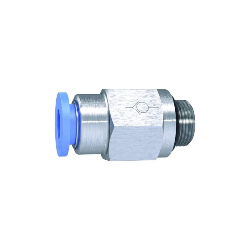 Straight check valve "Blue Series" hose thread, G 1/8 a.