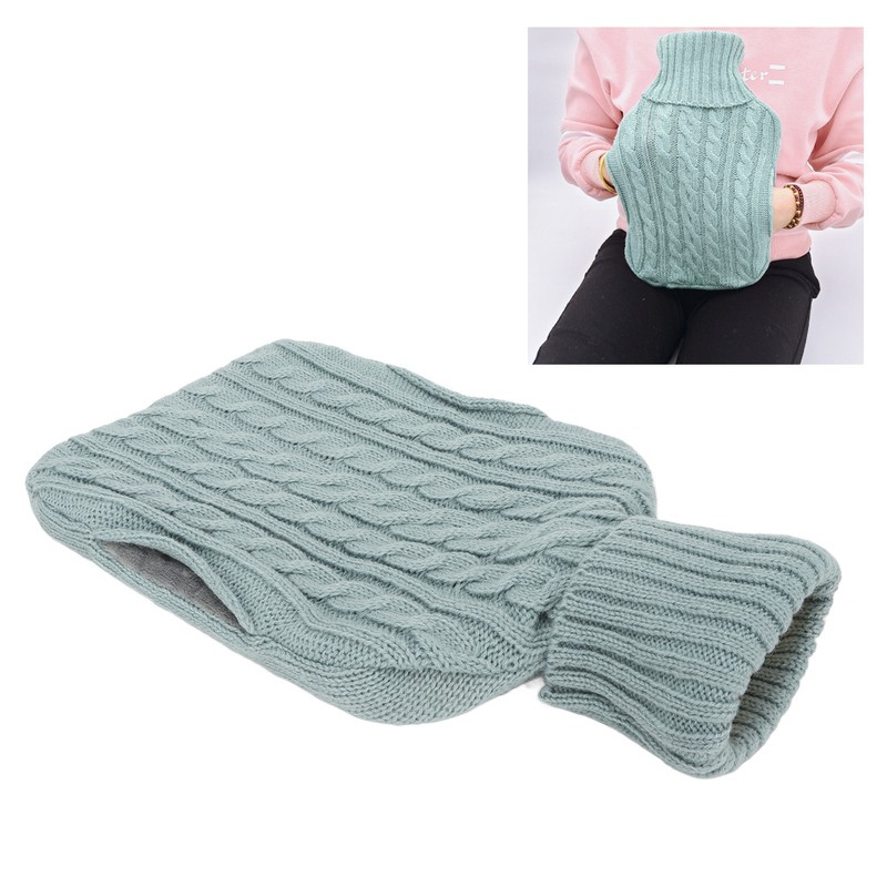 Hot Water Bottle Rubber Hot Compress Reduce Pain Leakproof Safe