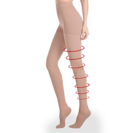 DCCDU Medical Compression Pantyhose for Women Support 20-30 mmHg Treatment Swelling, Edema Varicose Veins Waist high Compression Stockings