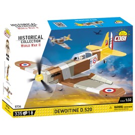 COBI Historical Collection World War II Dewoitine D.520 Plane