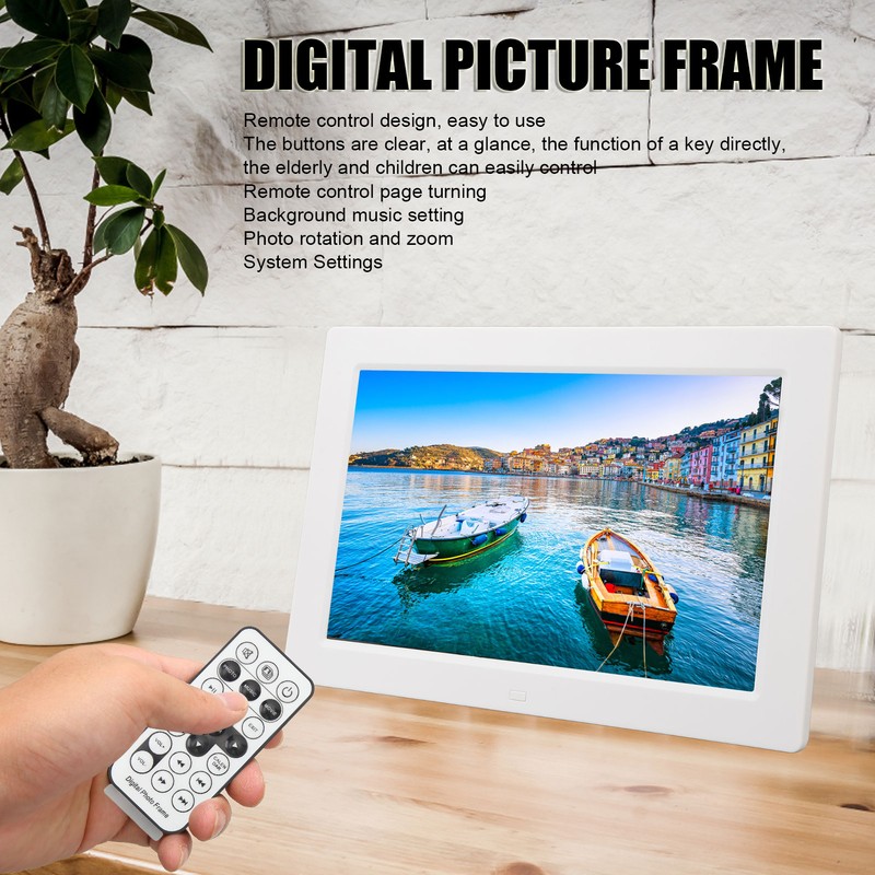 Digital Picture Frame 9.8 Inch 1080P HD Multifunctional Mini Smart