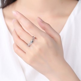 925 Sterling Silver Honeycomb Ring Width 4.4mm Size N to Z Metal No Gemstone, 925, Cubic Zirconia