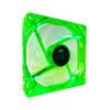 Apevia CF512L-GN 120mm 4pin+3pin Silent Green LED Case Fan (5-pk)