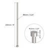 sourcing map 5 x straight ejector pins 6 mm (15/64