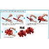 Artec Hand Free Cheer Pom Poms, Pastel Red, 3127