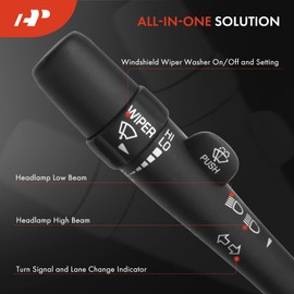A-Premium Turn Signal Switch Without Cruise Control Compatible with Buick Regal 1997-2004 Century 1997-2005 Sedan