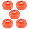 eMagTech 5pcs Red Trimmer Left Hand Thread Bump Knob 308042003