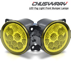 Unbranded yellow Bumper Fog Light Lamps Fits Mitsubishi Eclipse Endeavor 2006- 2012 L+R