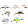 Harmony Fishing Stealth Clips (25 Pack) [Black Stainless] (18mm (50#
