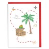 Treasure Map Valentines Card - Card for Her - Card