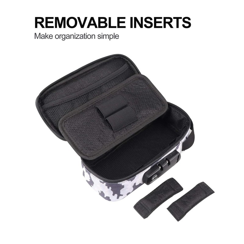 FIREDOG Smell Proof Bag with Lock, Carbon Lined Odor Proof