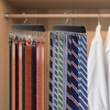 Ruaizel 2Pcs Tie Rack & Belt Hanger, Tie Rack with