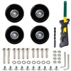Suitcase Caster Replacement Kit, 1.8 x 0.7 inches (45 x