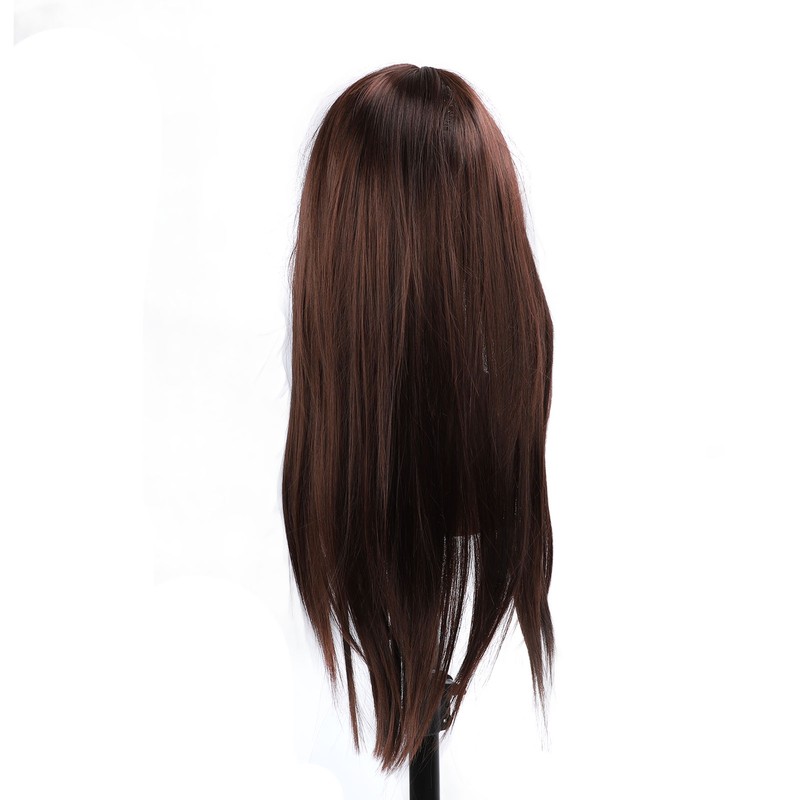 Long Straight Synthetic Hair High Density Silky Heat Resistant Fiber