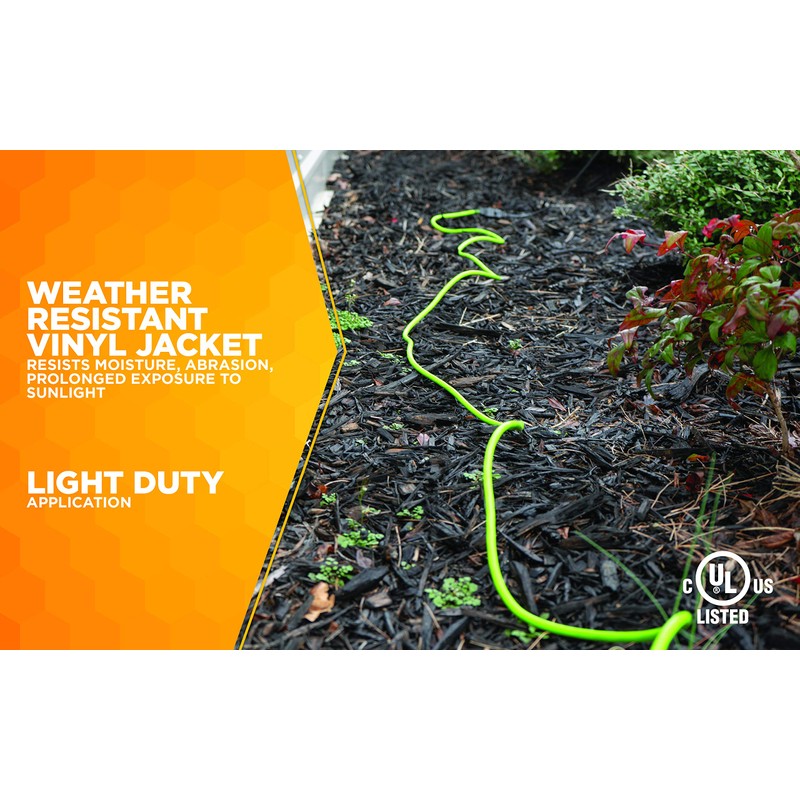 Southwire Outdoor Extension Cord - Flexible Weatherproof Power for Landscaping