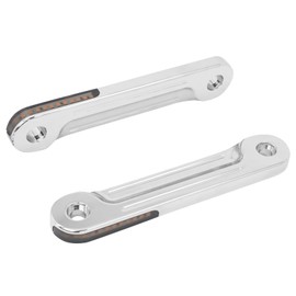 LED Flush Fork Turn Signal Brackets Running Light Fit for Harley Touring Road King Street Glide Electra Glide 1998-2023 (Chrome)