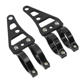 Gabel Ohr -Scheinwerferhalter, Hohe Festigkeit Langlebige Scheinwerfermontage Stall 2 Stcs Aluminiumlegierung für das Motorrad