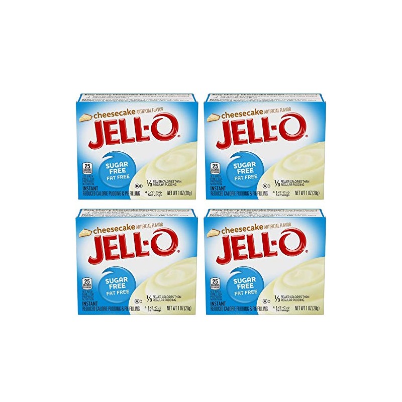 Jell-O Cheesecake Instant Pudding Sugar Free and Fat Free, 1