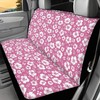 Jodoolang Pink Hibiscus Floral Auto Waterproof Back Seat Covers Protectors
