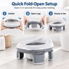 3-in-1 Foldable Kids Potty for Travel – Portable Toilet Seat