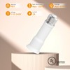 5 Pack Light Socket Extender, 8-10.5cm/3.1-4.1in E26/E27 Flexible Light Bulb