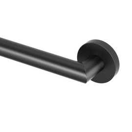 Gatco 968MX Glam 42"L Grab Bar, Matte Black/ADA Compliant Stainless Steel Safety Grab Bar for Bathroom