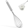 MAGICLULU Stainless Steel Wire Whisk Elegant Cooking Tool for Beating Eggs Mixing Batter and Stirring Dressings Thickened Design for Durability and Easy Cleaning