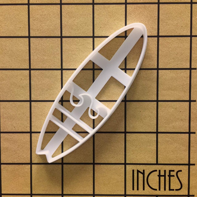 Surfboard cookie cutter, 1 piece - Bakerlogy